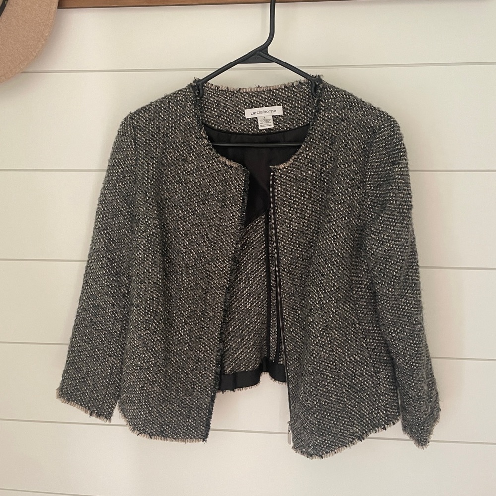 Liz Claiborne Tweed Jacket